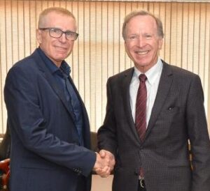 Hristo Kovachki and Neil Bush