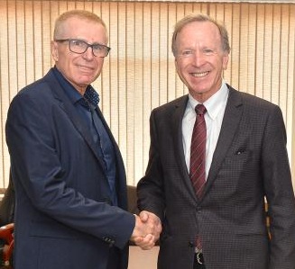 Hristo Kovachki and Neil Bush