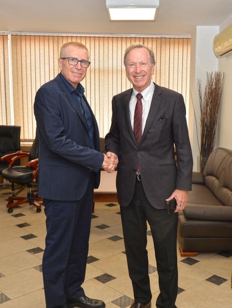 Hristo Kovachki met Neil Bush and global tech leaders